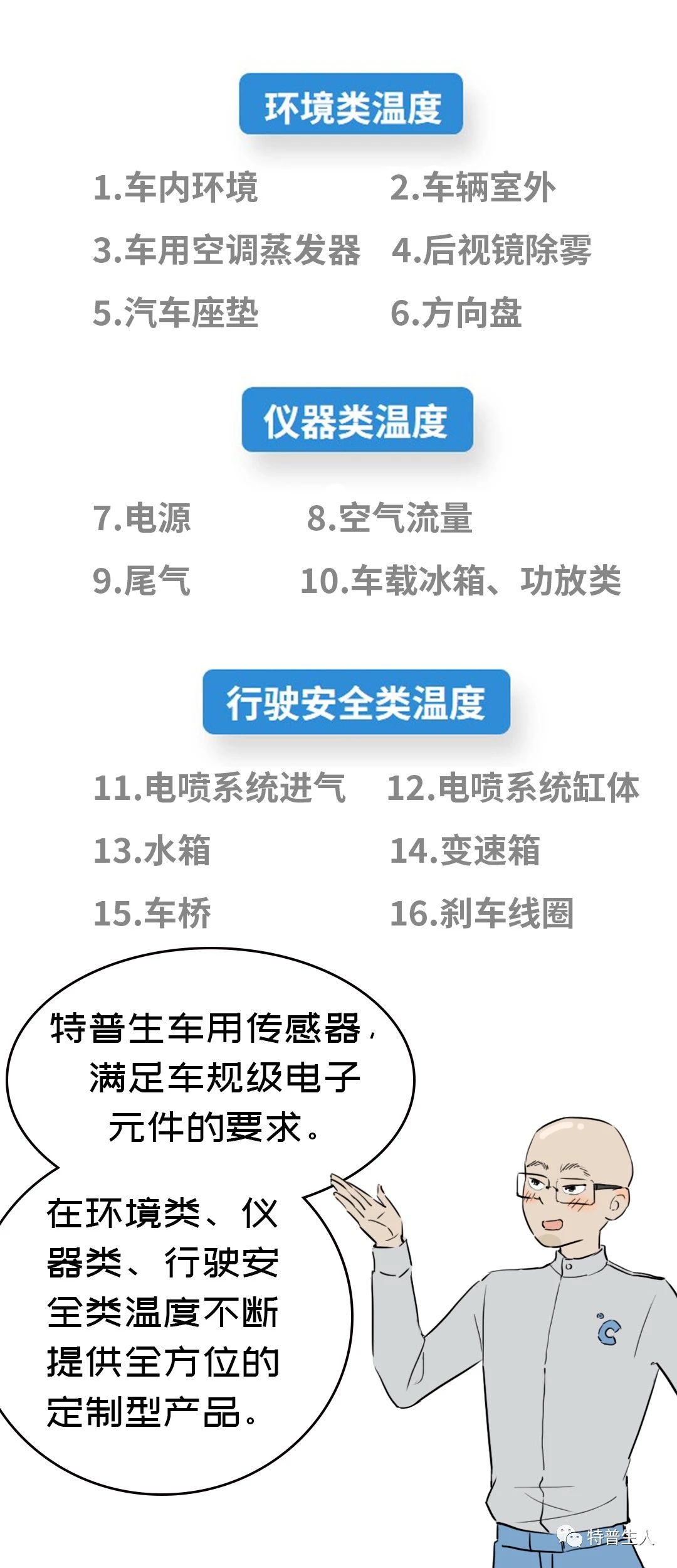 车用温度传感器
